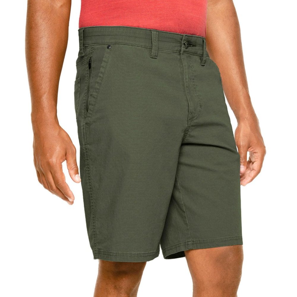 New Weatherproof Size 44  Men's Ripstop Utility Shorts 10" Inseam Ivy Green WP